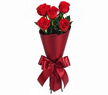 Букет 5 Красных роз Эдлесс Лав в Октябрьском Ульяновской области
