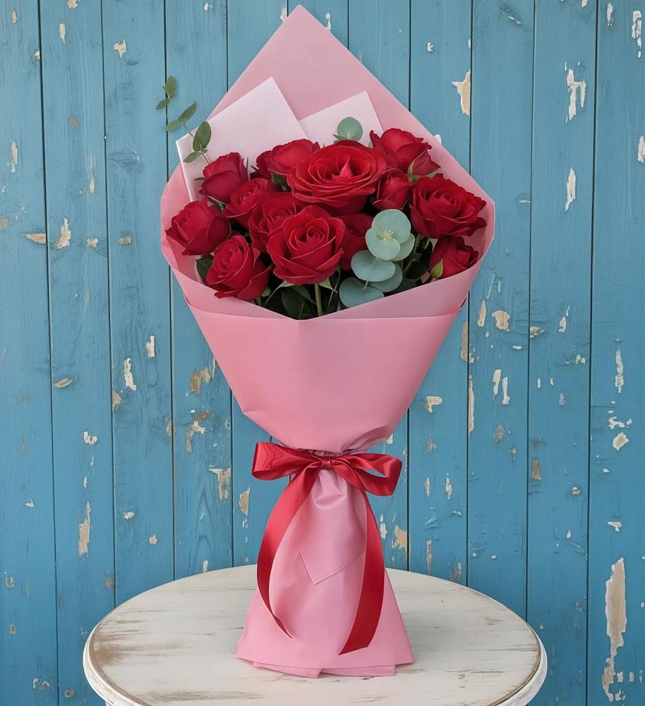 Букет цветов из: Розы в Октябрьском Ульяновской области