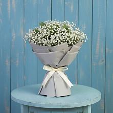Букет цветов из:  Гипсофила в Октябрьском Ульяновской области