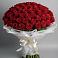 Букет 101 Красная роза Блэк Мэджик в Октябрьском Ульяновской области