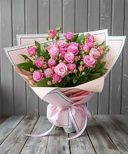 Букет Розовый кустик #REPLACE_PRED# Октябрьском Ульяновской области