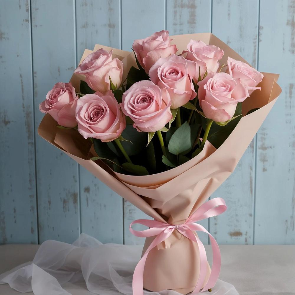 Букет цветов из: Розы в Октябрьском Ульяновской области