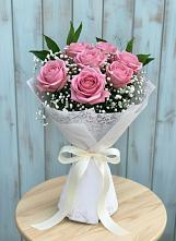 Букет цветов из:  Розы #REPLACE_PRED# Октябрьском Ульяновской области