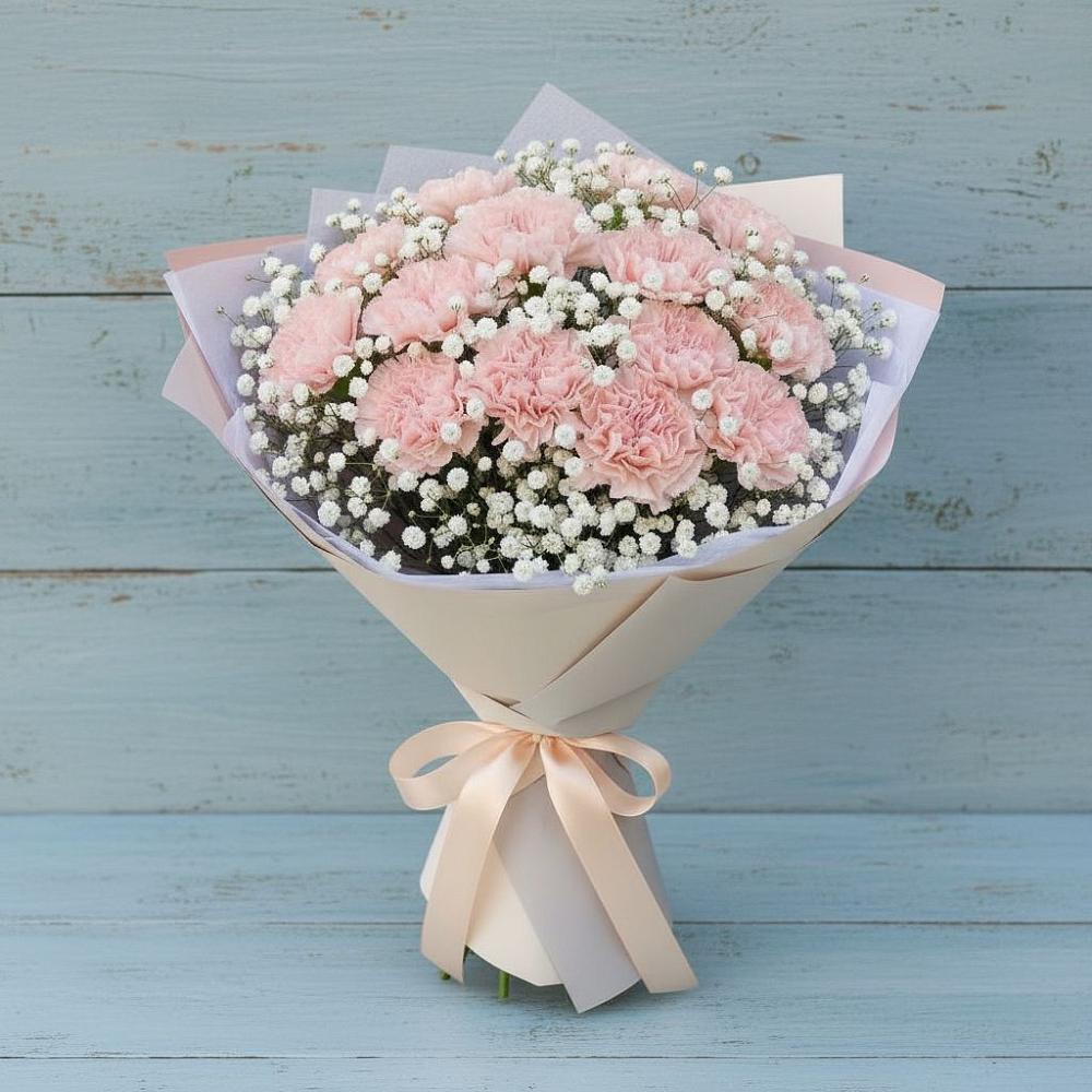 Букет цветов из: Гвоздики в Октябрьском Ульяновской области