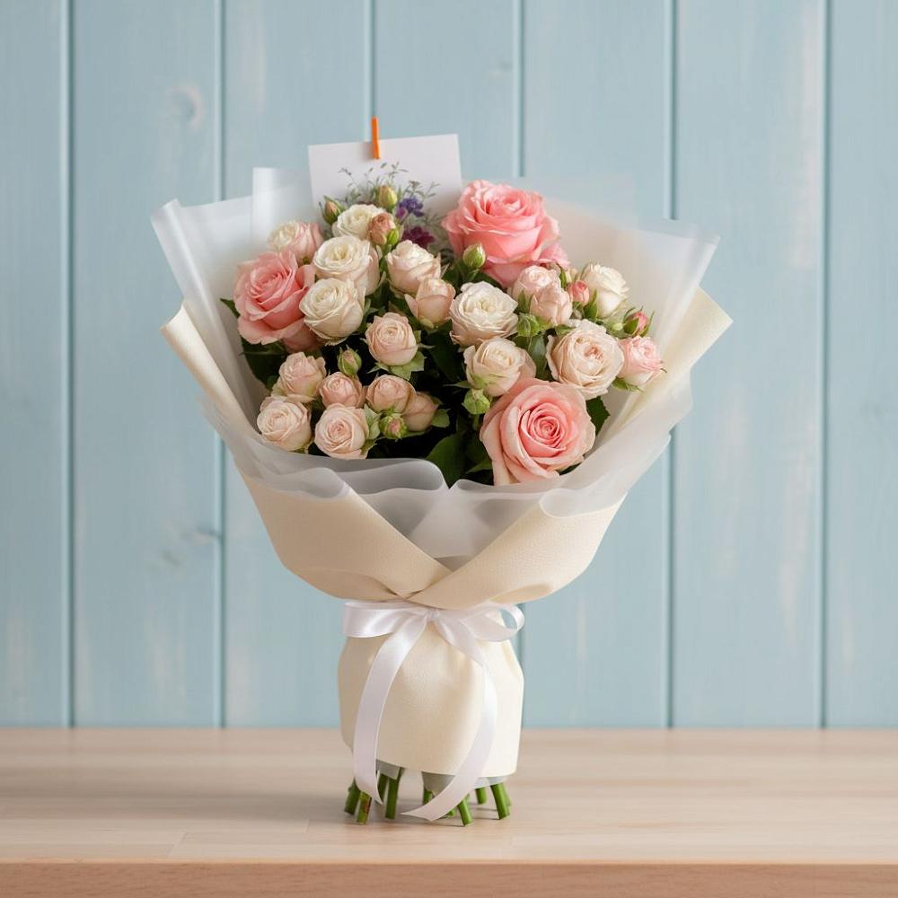 Букет цветов из: Розы в Октябрьском Ульяновской области