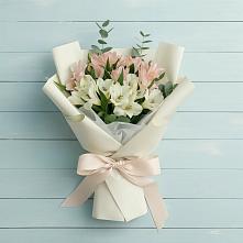 Букет цветов из:  Альстромерии в Октябрьском Ульяновской области