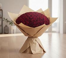 Букет 101 Красная роза в Октябрьском Ульяновской области
