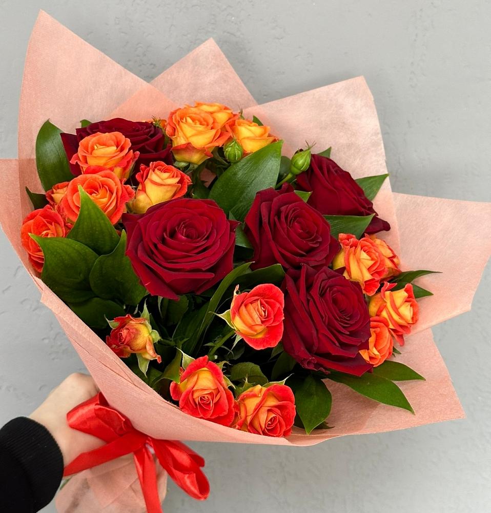 Букет Любовь и восторг в Октябрьском Ульяновской области