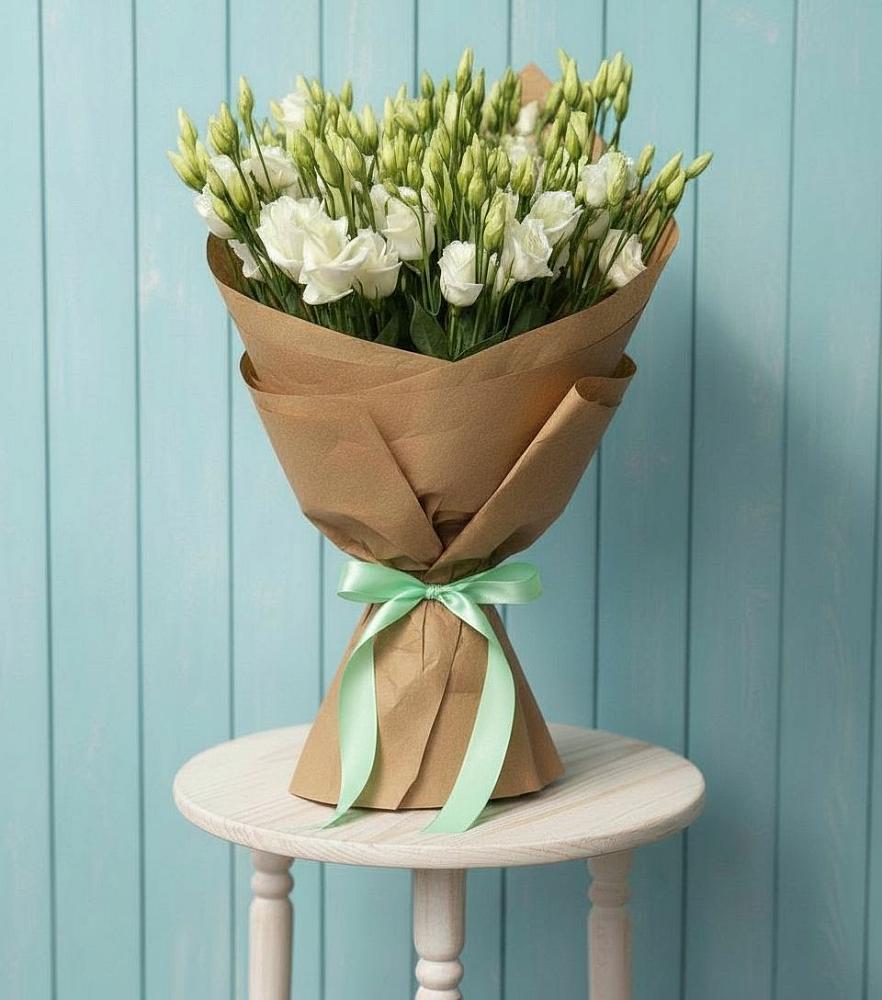 Букет цветов из: Лизиантусы в Октябрьском Ульяновской области