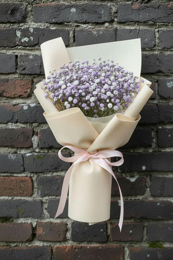 Букет цветов из: Гипсофила в Октябрьском Ульяновской области