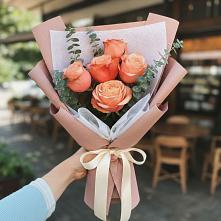 Букет цветов из:  Розы в Октябрьском Ульяновской области