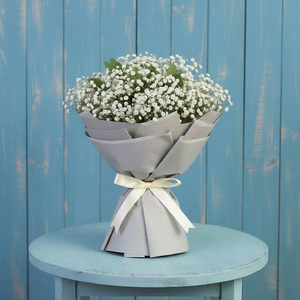 Букет цветов из: Гипсофила в Октябрьском Ульяновской области