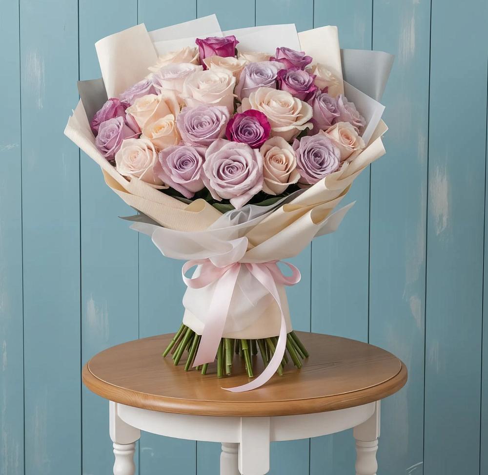 Букет цветов из: Розы в Октябрьском Ульяновской области