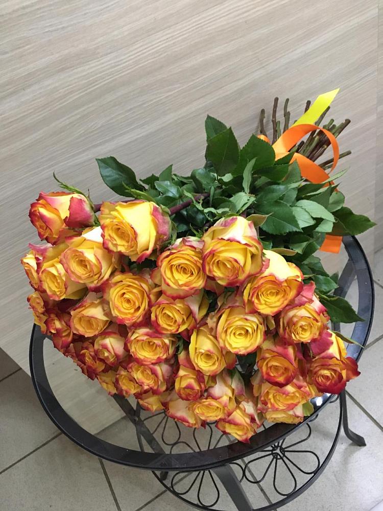 Букет Желтые розы в Октябрьском Ульяновской области