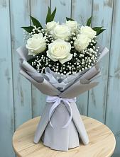 Букет цветов из:  Розы в Октябрьском Ульяновской области