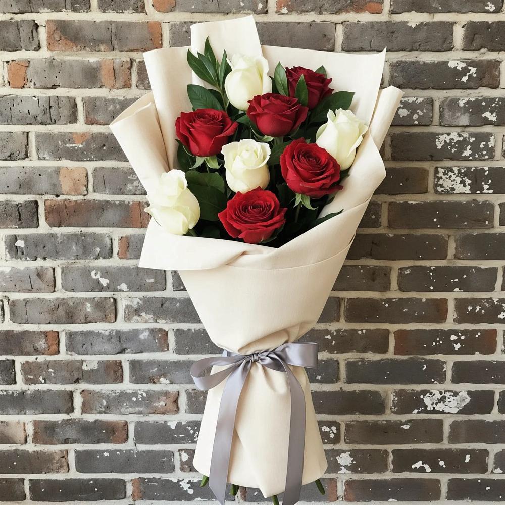 Букет цветов из: Розы в Октябрьском Ульяновской области