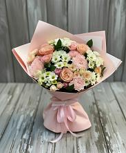 Букет цветов из:  Гвоздики, Розы и Хризантемы #REPLACE_PRED# Октябрьском Ульяновской области