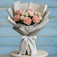 Букет цветов из:  Розы в Октябрьском Ульяновской области