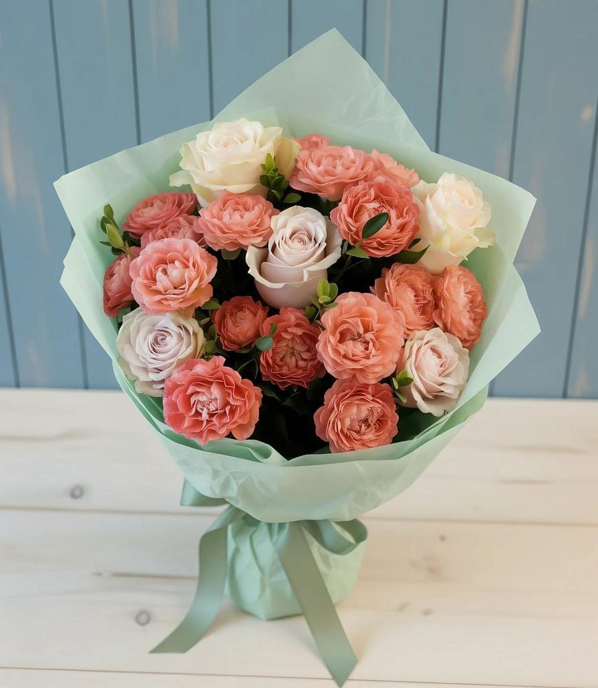 Букет цветов из: Розы в Октябрьском Ульяновской области