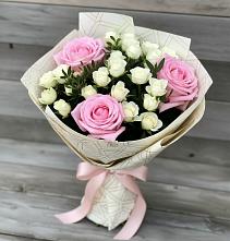 Букет цветов из:  Розы #REPLACE_PRED# Октябрьском Ульяновской области
