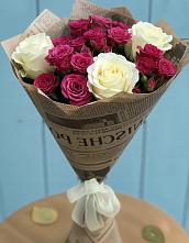 Букет цветов из:  Розы в Октябрьском Ульяновской области