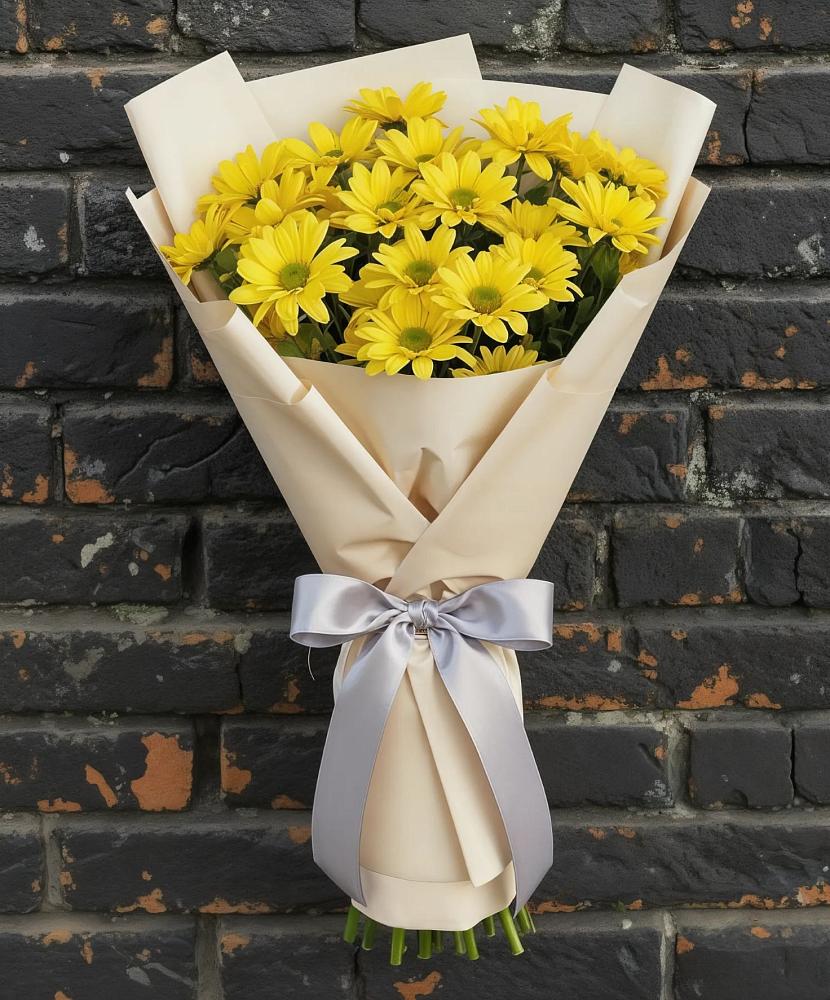 Букет цветов из: Хризантемы в Октябрьском Ульяновской области