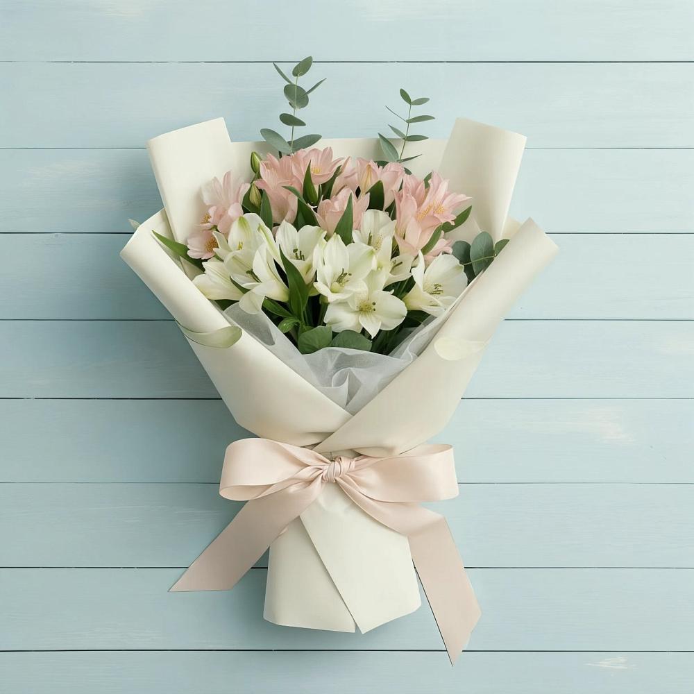 Букет цветов из: Альстромерии в Октябрьском Ульяновской области