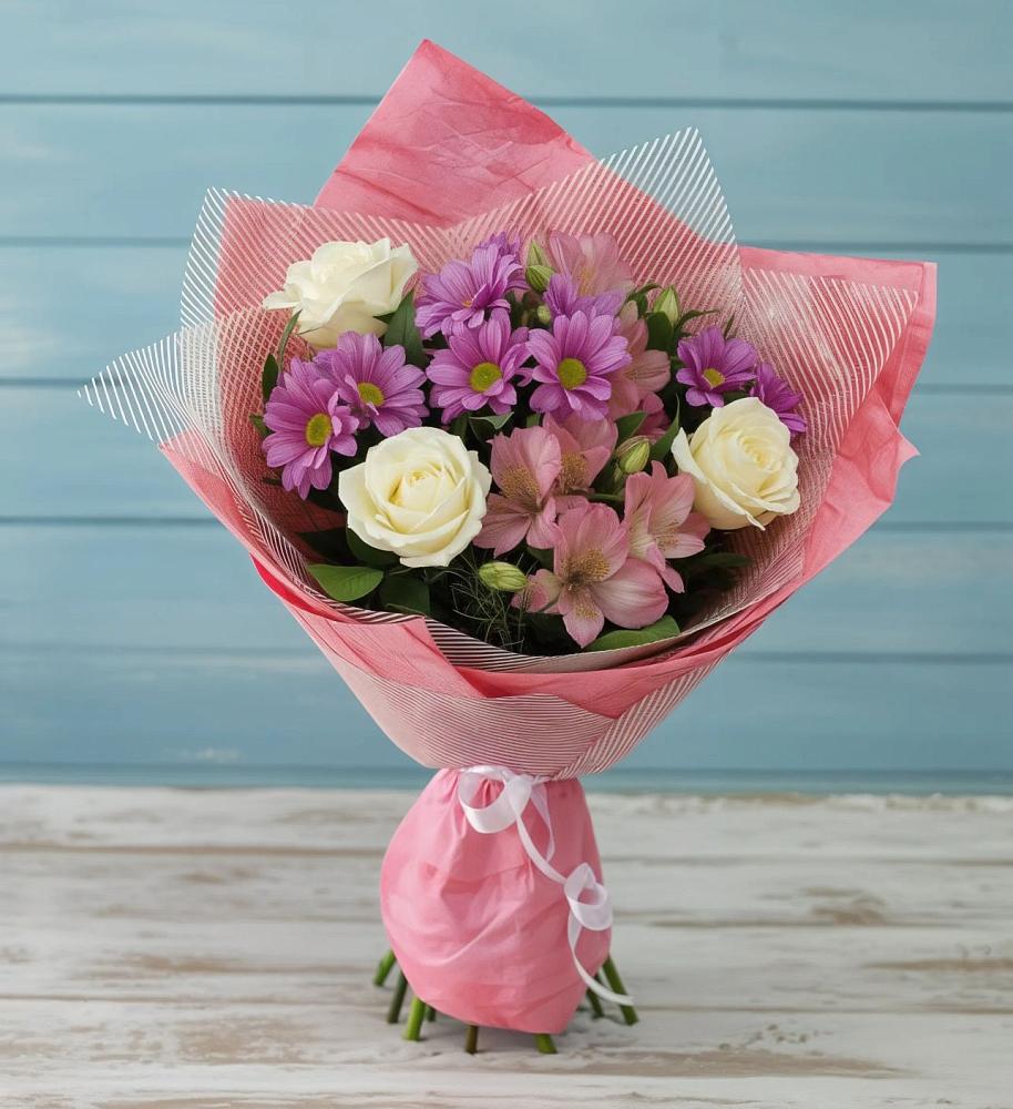 Букет цветов из: Герберы в Октябрьском Ульяновской области