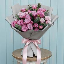 Букет цветов из:  Розы #REPLACE_PRED# Октябрьском Ульяновской области